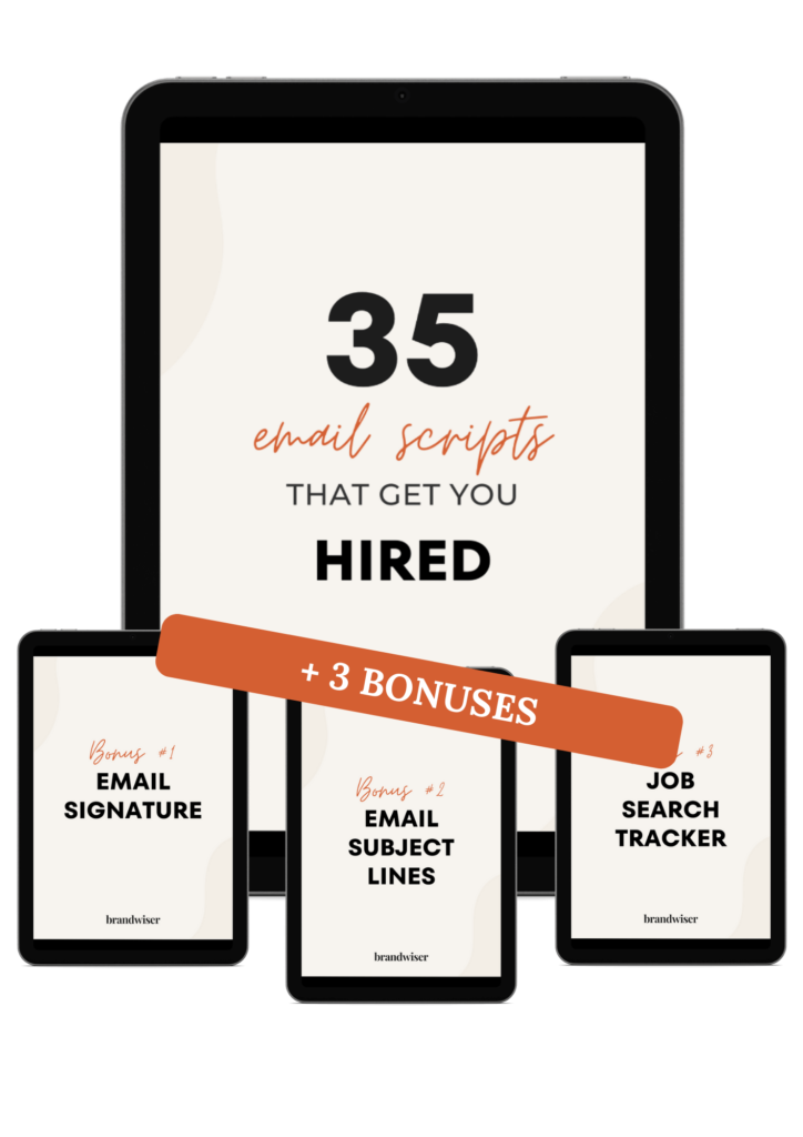 Job search email templates